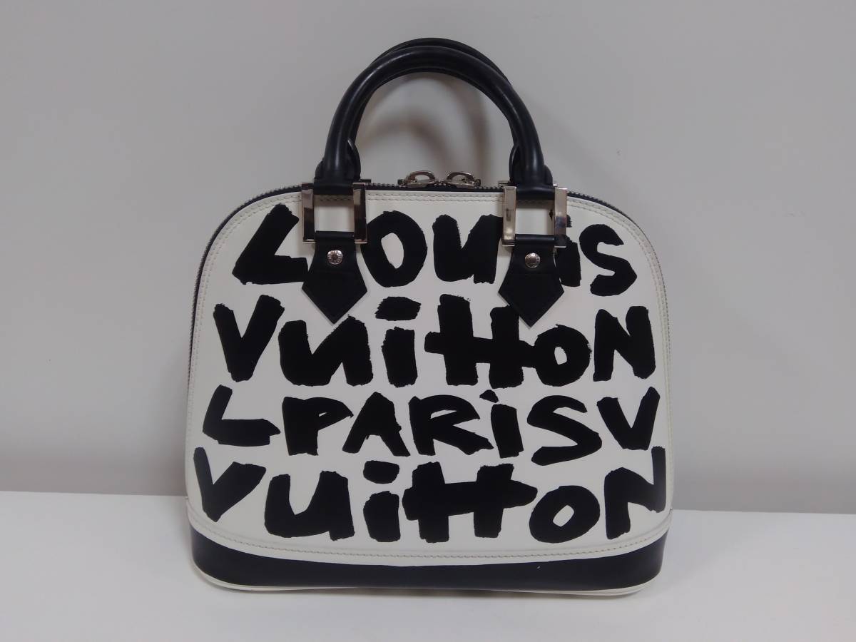 LOUIS VUITTON／ルイヴィトン／グラフィティ／アルマ／BA0021／M92179／バッグ_表面全体的に細かいスレ有