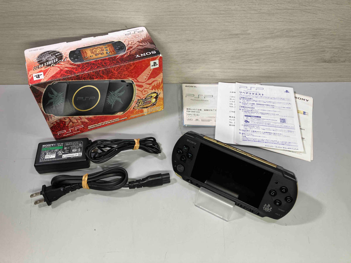 ジャンク SONY ソニー PSP-3000MHB モンスターハンターポータブル3rd