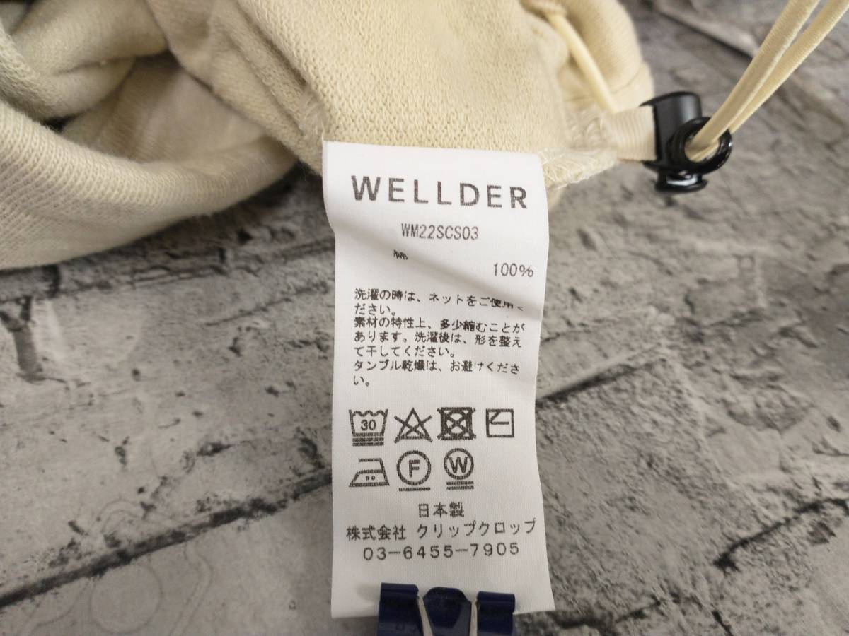 WELLDER ウェルダー 半袖Tシャツ WM22SCS03 サイズ表記3 ベージュ 店舗受取可_画像7