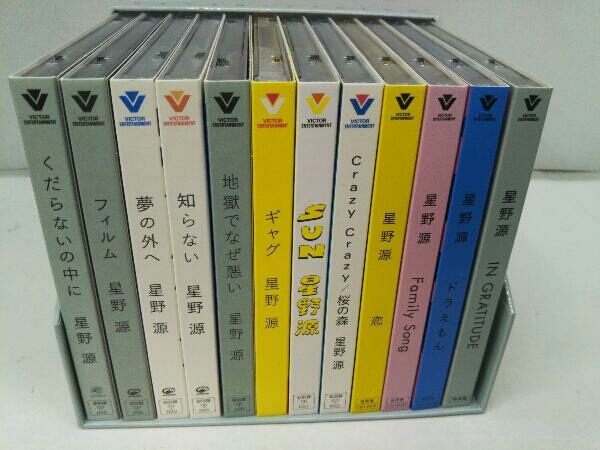 星野源 CD Gen Hoshino Singles Box 'GRATITUDE'(12CD+10DVD+Blu-ray Disc)_画像4