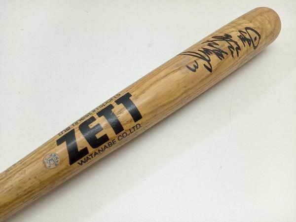 ランキング第1位 ZETT 重量約467g 長さ約69.5cm サイン入り 木製バット 木製
