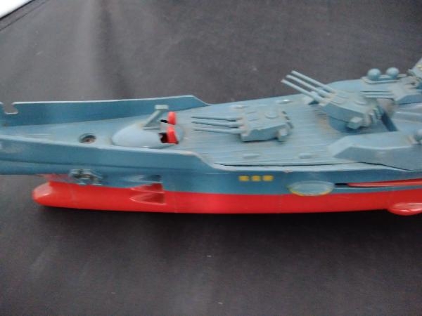  Junk .. toy Uchu Senkan Yamato total length approximately 30cm present condition goods dirt, damage equipped 