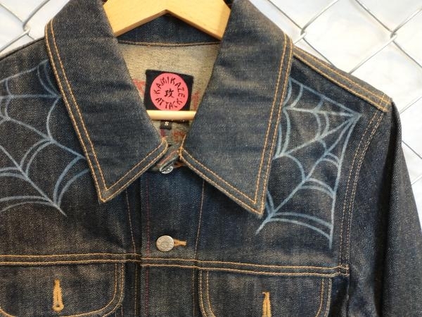 KAMIKAZE ATTACK GK-001 デニムジャケット S カミカゼアタック Denim Jacket 店舗受取可_画像3