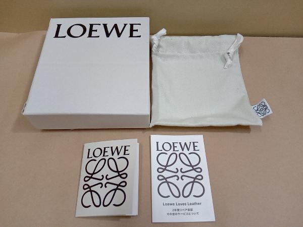 LOEWE Loewe дыра грамм брелок для ключа имеется кошелек для мелочи . ячейка для монет мелкие вещи красный 