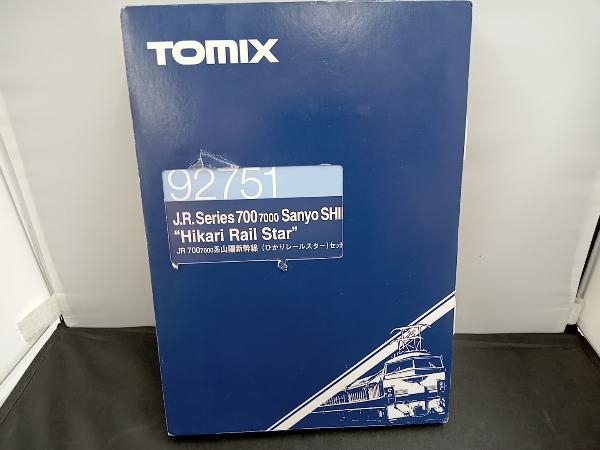 開封済み、箱に破れあり Nゲージ TOMIX 92751 JR700系 7000系山陽新幹線(ひかりレールスター)セット_画像1