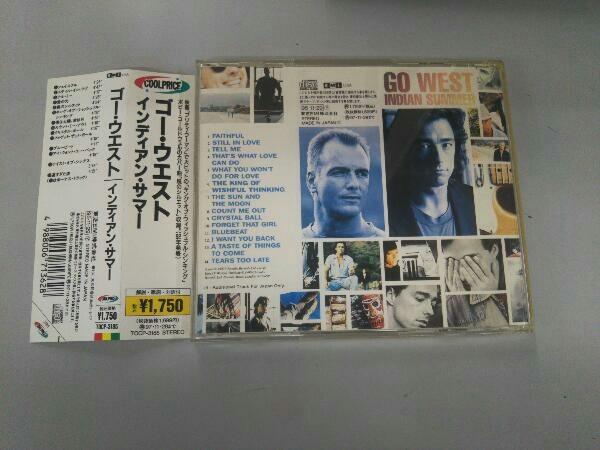 帯あり ゴー・ウエスト CD インディアン・サマー_画像2