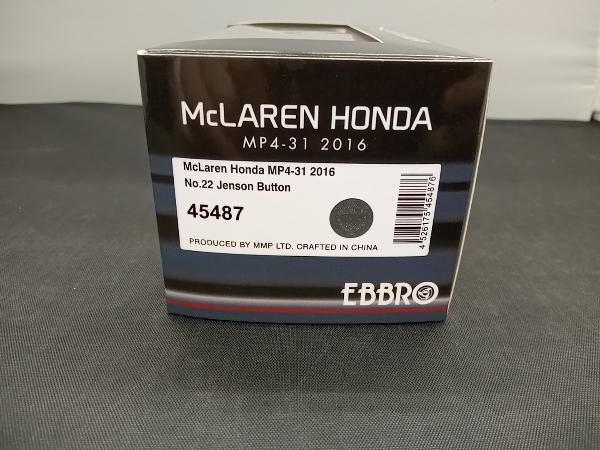 EBBRO 1/43 McLaren Honda MP4-31 2016 No.22 JensonButton_画像3