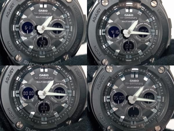 CASIO／G-SHOCK GST-W300G-2A1／カシオ／ジーショック／G-STEEL／電波ソーラー腕時計／ブルーベルト_画像4