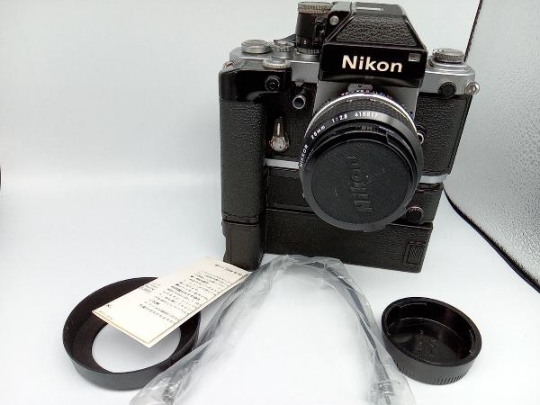 ジャンク Nikon F2 一眼レフカメラ NIKKOR 28MM 1:2.8 交換レンズ モータードライブ付き