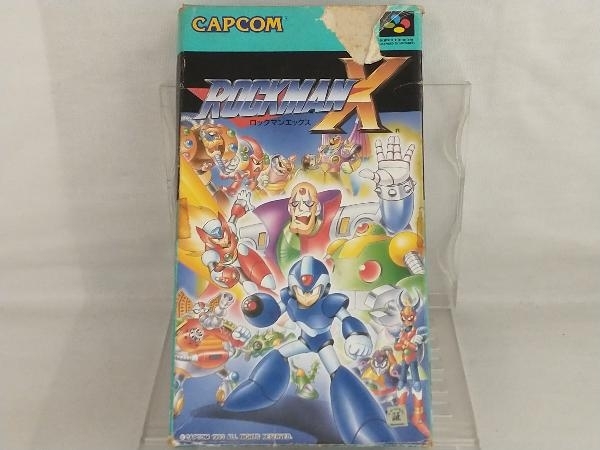 【感謝価格】 Yahoo!オークション - 説明書なし】 / 【箱傷みあり ロックマンX SFC アクション