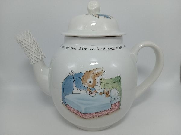 WEDGWOOD ピーターラビット ティーポット ブランド食器／ウェッジウッド／箱なし_画像1