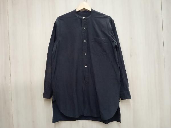 COMOLI コモリ 15AW Band Collar Shirt 101-02003 長袖シャツ ネイビー サイズ1 店舗受取可