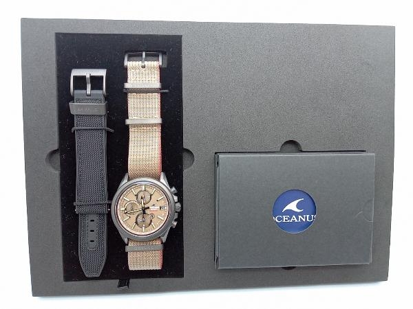CASIO OCEANUS 電波ソーラー 腕時計 OCW-T4000 BRIEFINGコラボ 取扱説明書・替えベルト付 (箱無し) 動作確認済