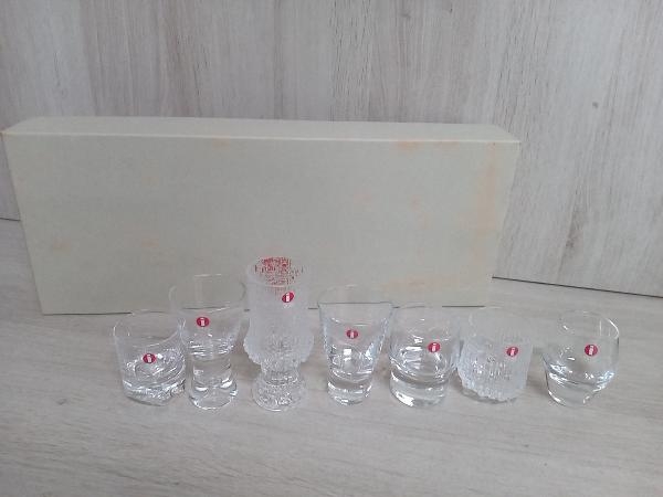 大注目 ショットグラス イッタラ グラス 北欧 硝子 酒器 7点
