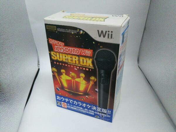 ジャンク Wii 【同梱版】カラオケJOYSOUND Wii SUPER DX ひとりでみんなで歌い放題!_画像1