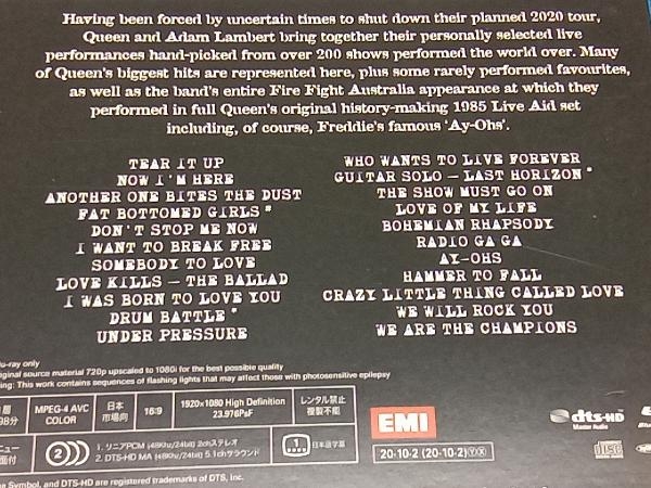 クイーン+アダム・ランバート CD ライヴ・アラウンド・ザ・ワールド(Blu-ray Disc付)_画像3