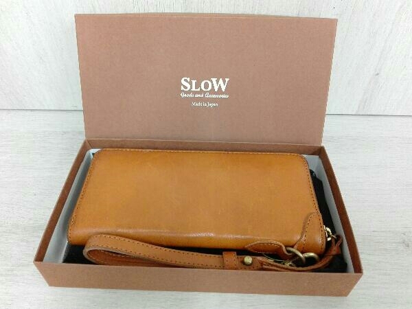 内祝い】 bono slow 333S11404 round 箱付属 スロウ 長財布 wallet