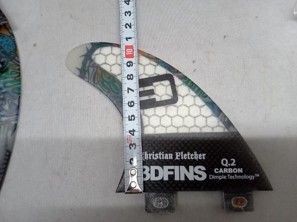 新しく着き FCS Christian Fletcher 3DFINS Q.2 サーフボードフィン