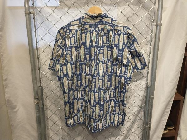 90s ビキニタグ Reyn Spooner Aloha Shirt L Made in Korea 古着 レインスプーナー サーフボード 総柄 アロハシャツ 韓国製 店舗受取可_画像4