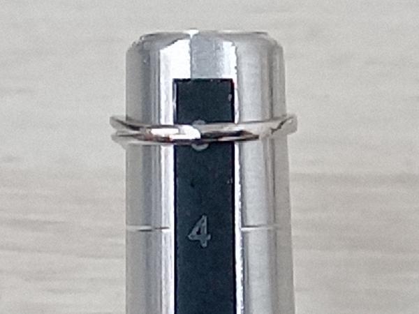 Pt900 プラチナ 指輪 リング 約3号 約1.8g フラワーモチーフ レディースアクセサリー 店舗受取可の画像6