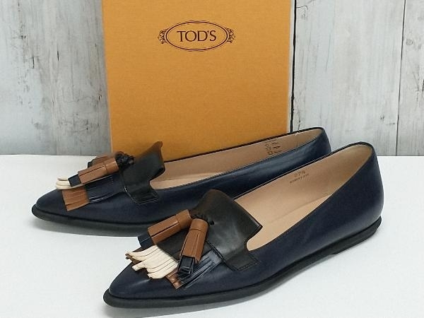 送料無料/即納】 TOD'S/タッセルローファー/トッズ/フラットシューズ