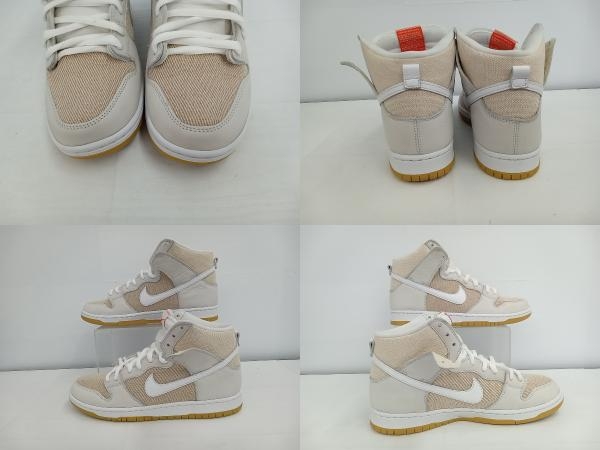 【箱有】NIKE Dunk High Pro ISO NATURAL ナイキ ダンク ハイ プロ オレンジ ラベル アンブリーチトナチュラル DA9626-100 28.5cm_画像2