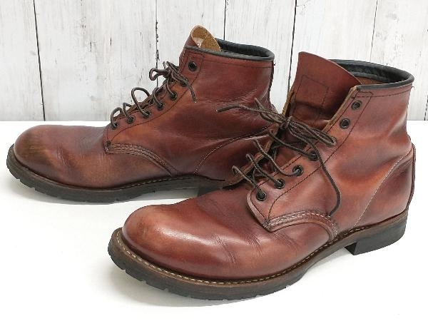 RED WING /9011/ワークブーツ/BECKMAN/レッドウィング/ベックマン/レースアップ/レザー_画像8