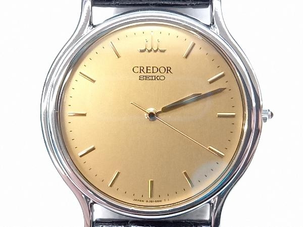 【2023年3月電池交換済】 SEIKO CREDOR セイコー クレドール 8J81-6A30 電池式 クォーツ アナログ メンズ レディース 腕時計 店舗受取可