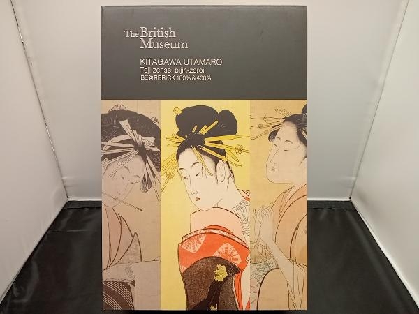 未開封　メディコム・トイ The British Museum KITAGAWA UTAMARO 'Toji zensei bijin-zoroi' 100%&400% BE@RBRICK BE@RBRICK