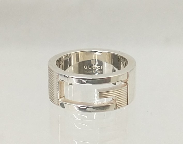 お買い得モデル SV グッチ 指輪 GUCCI シルバーブランドアクセサリー