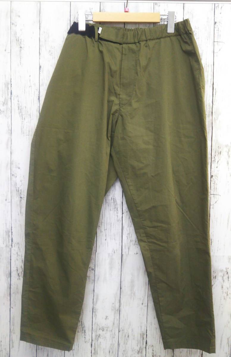 Graphpaper グラフペーパー【GM201-40083B】Stretch Typewriter cook pants メンズ【日本製】カーキ グリーン系 ボトムス【F】コックパンツの画像1