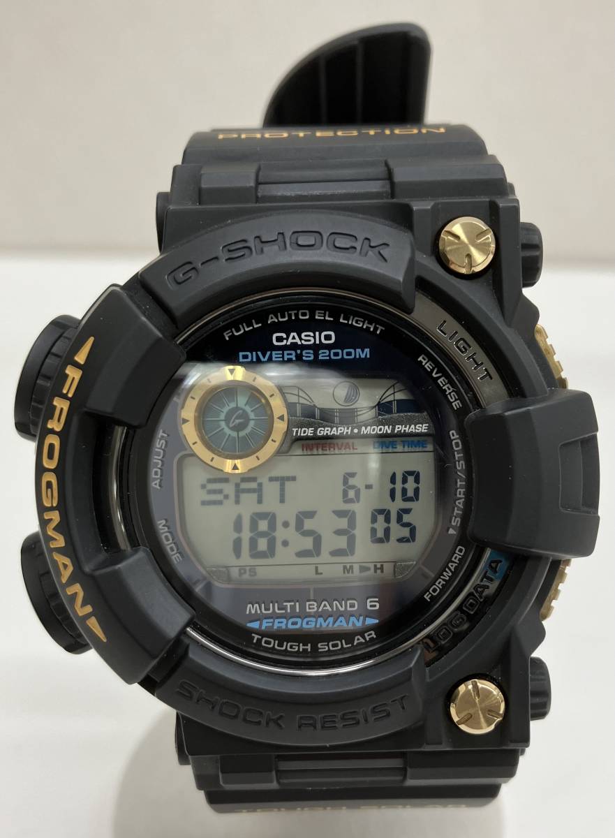 ワンピなど最旬ア！ ジーショック カシオ GWF-1000G-1JR FROGMAN G