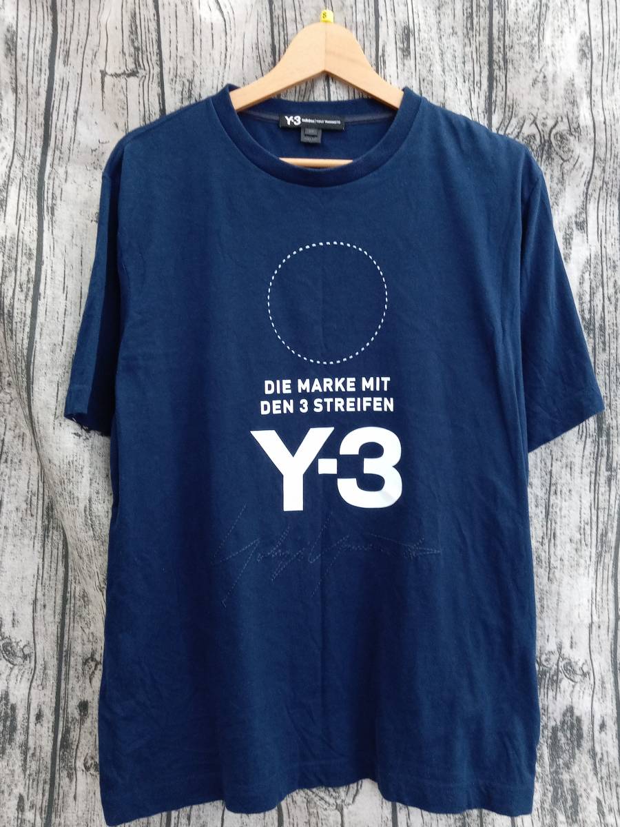 超美品の Y-3 半袖ロゴTシャツ 白 ホワイト XS Y3 ワイスリー adidas