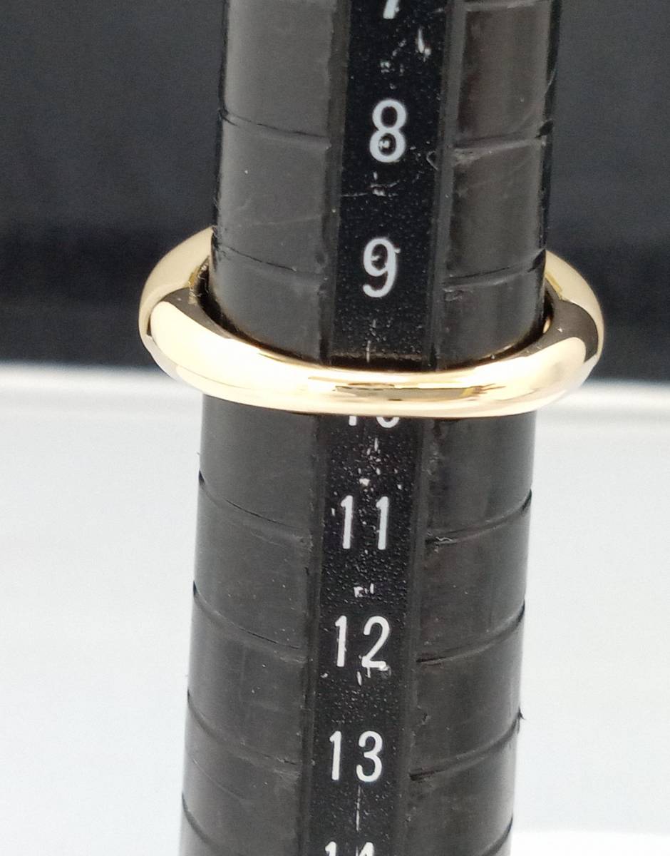 【仕上げ済】K18 18金ダイヤモンドリング 0.106ct 10号 6.2g デザインリング_画像6