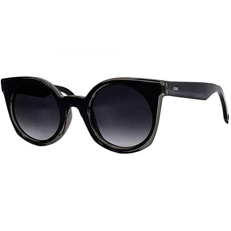  Fendi солнцезащитные очки серый градация FF0196 Boston пластик б/у FENDI серый цвет линзы 