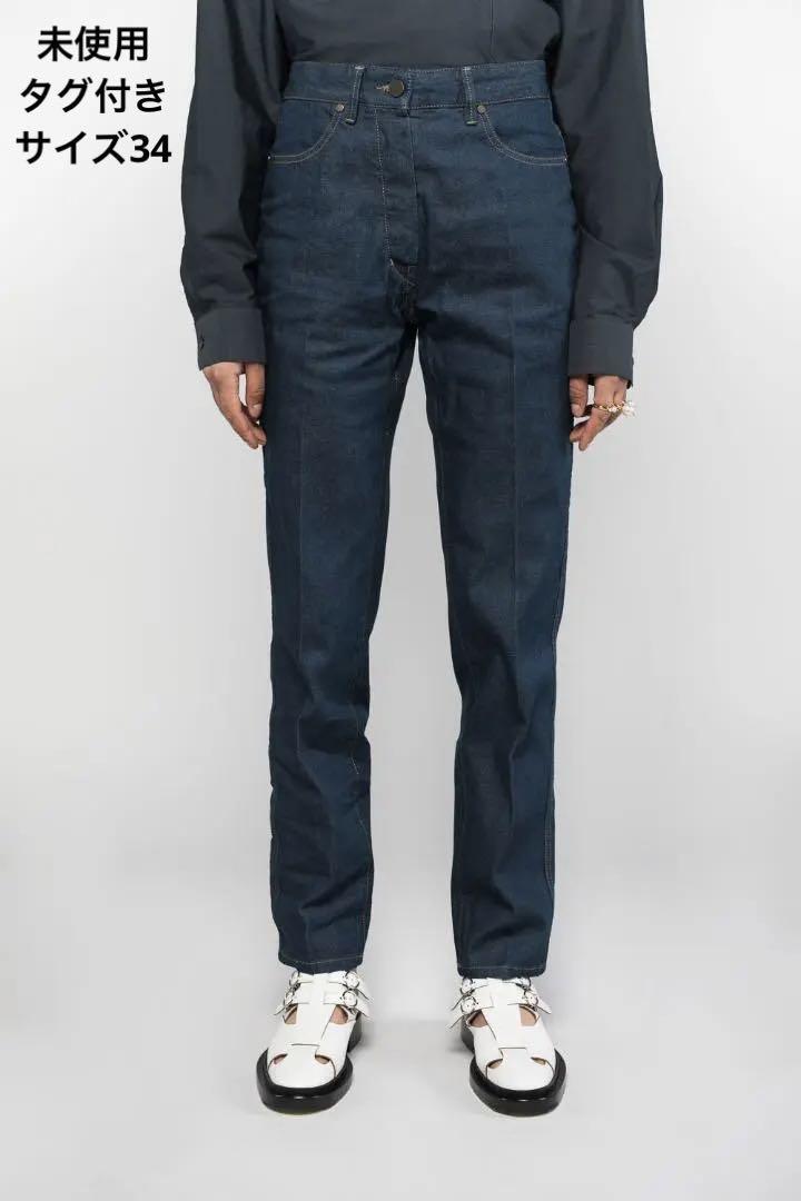 未使用】LEMAIRE DENIM FITTED PANTS サイズ34 | aaronperrylawfirm.com