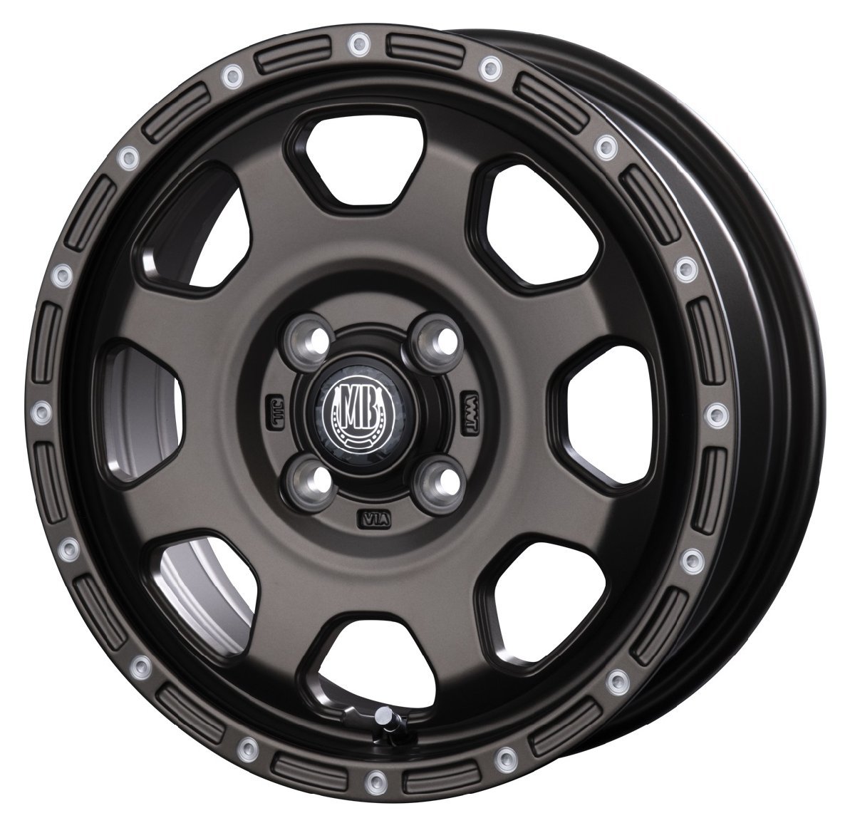 新作 軽トラ軽バン12インチ ホイール4本セット MUD BAHN XR-910K M