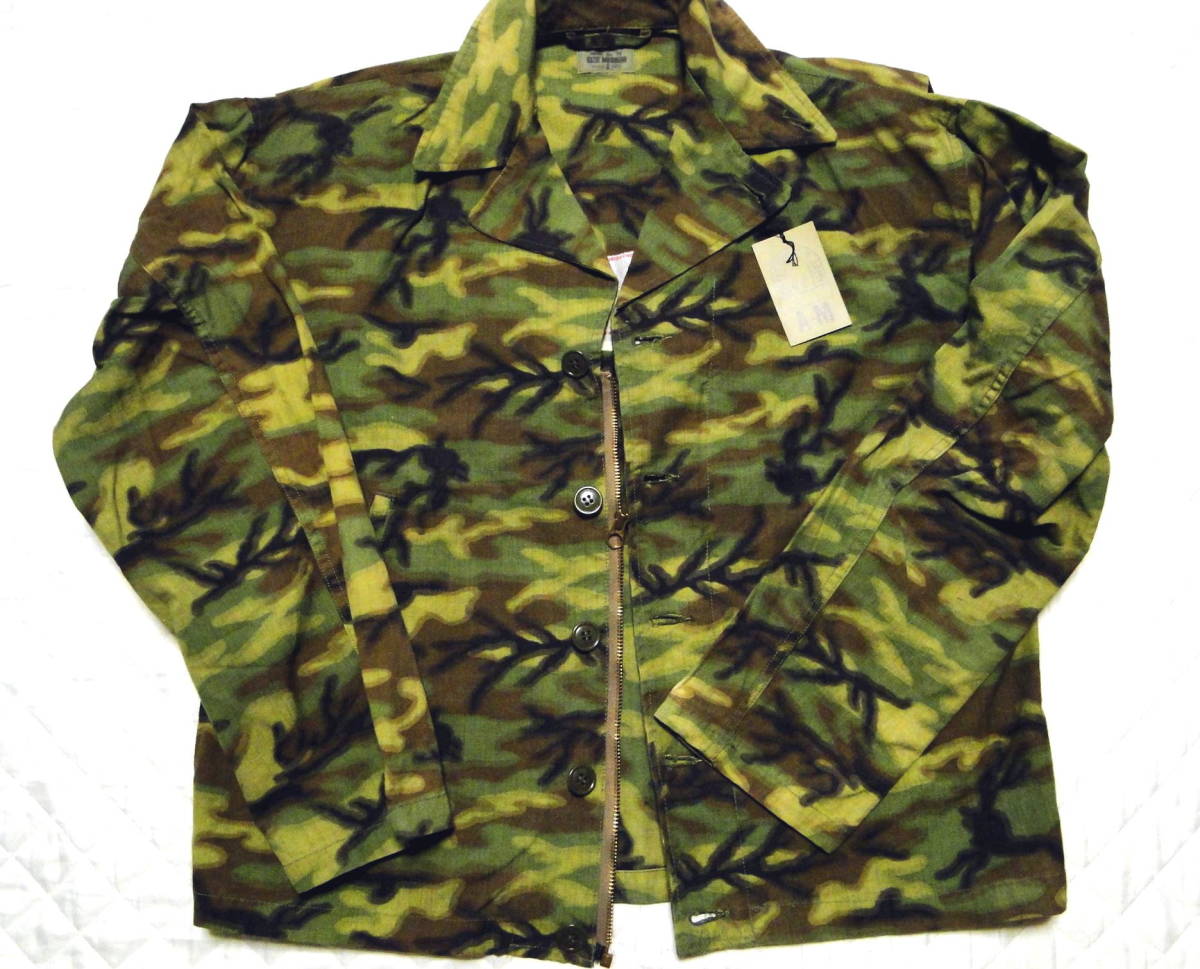 90's パイナップルアーミー リップストップ OKINAWA カモ スーベニアジャケット C.A.B.CLOTHING デッドストック 送料込_画像6