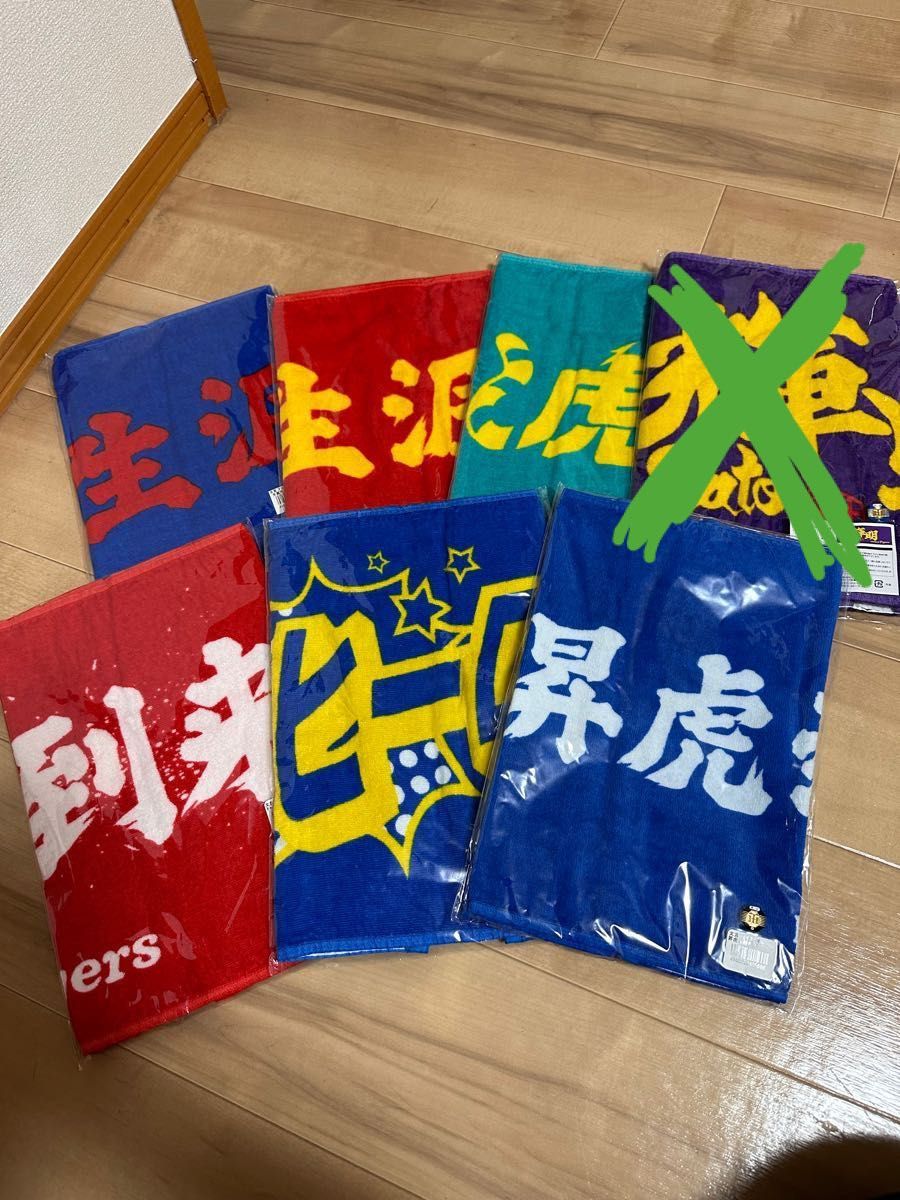 阪神タイガース フェイスタオル 6枚セット｜PayPayフリマ