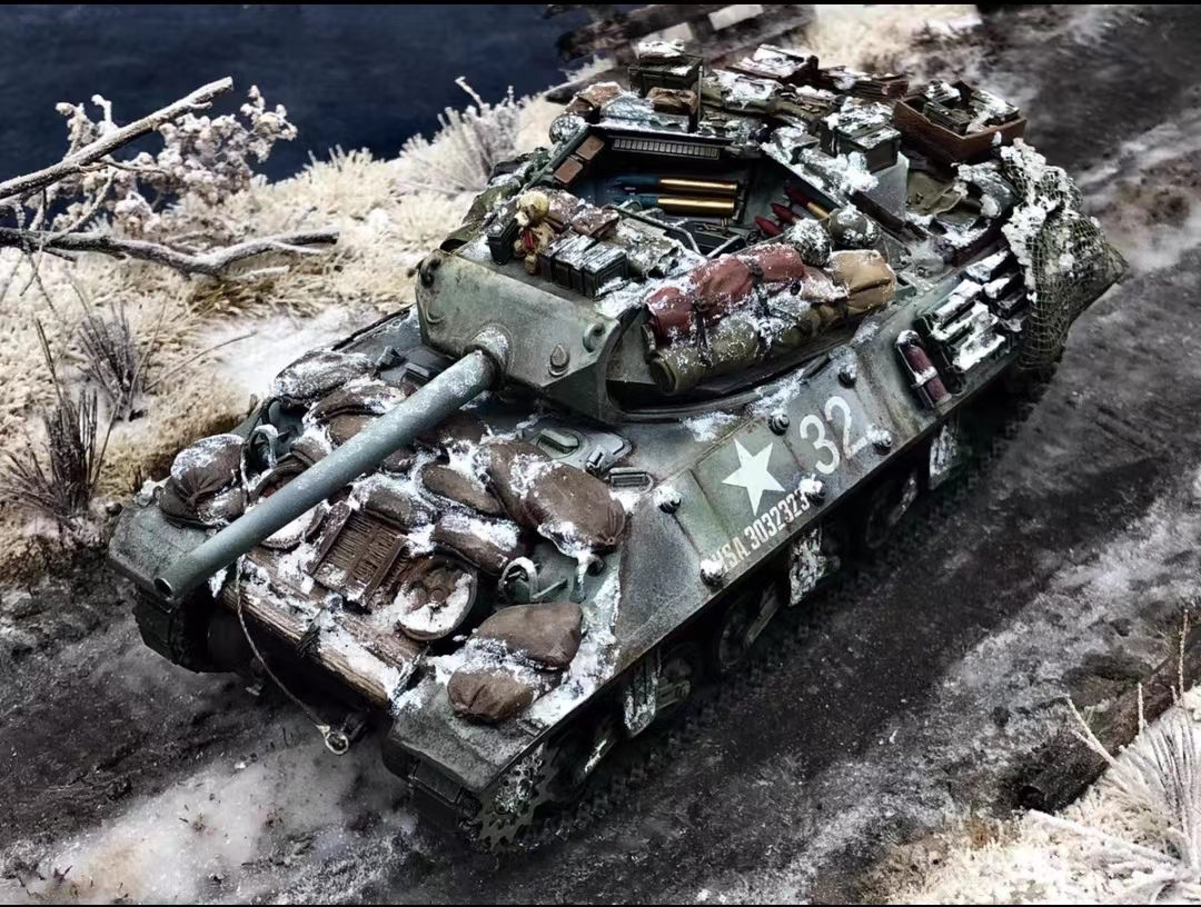 1/35 アメリカ M10 駆逐戦車 塗装済完成品_画像1