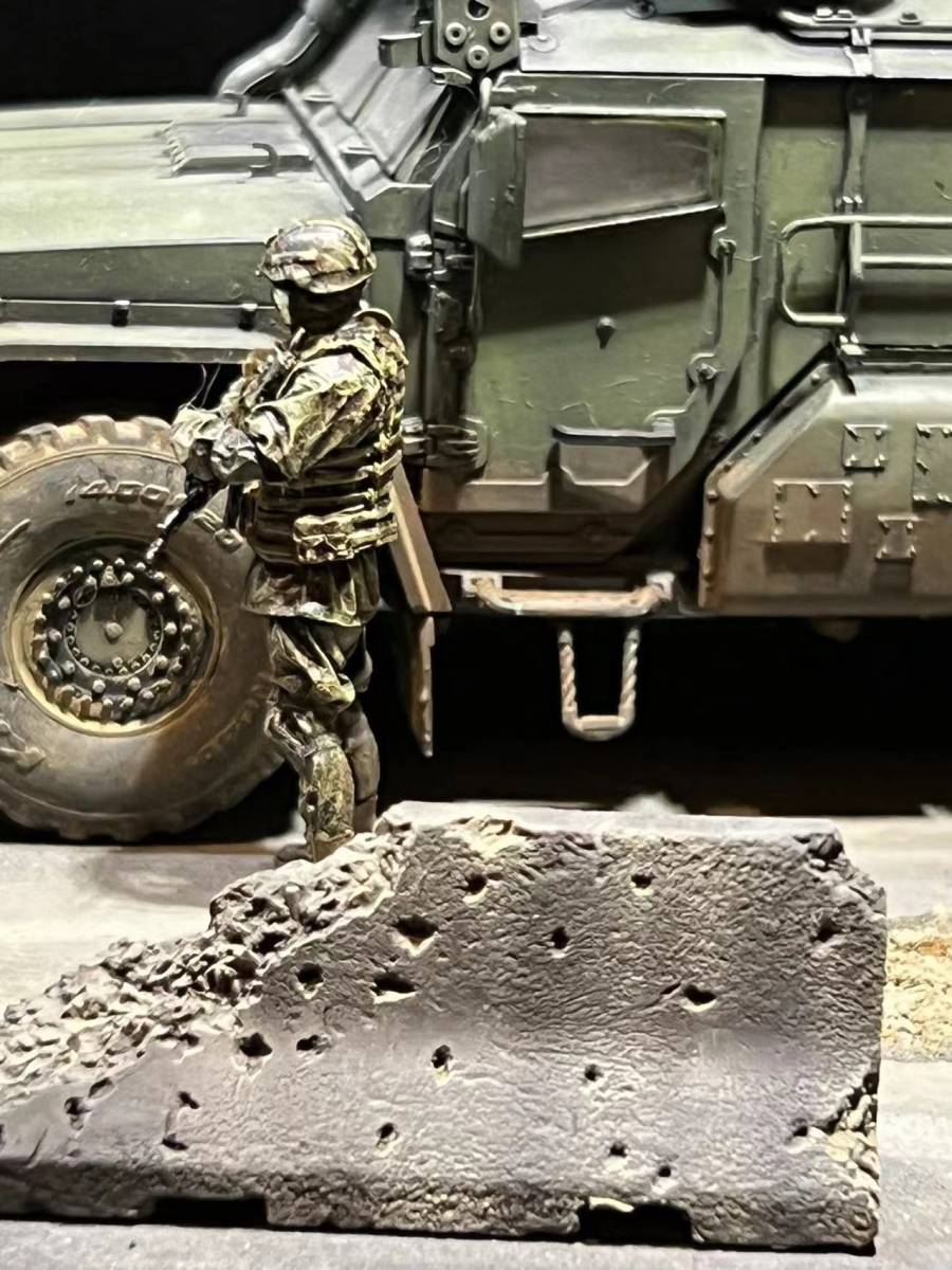 1/35 ウクライナ侵攻 ロシア陸軍 ジオラマ完成品 オリジナル製作_画像7