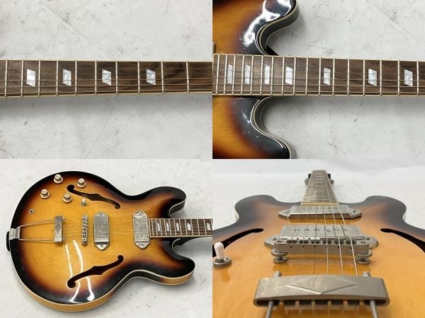 Epiphone Lefty CASINO vs エレキ ギター フルアコ レフトハンド エピフォン 中古 W7585443の画像5