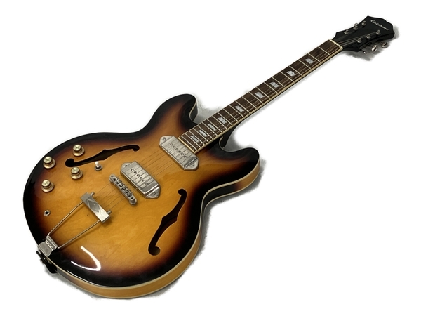 Epiphone Lefty CASINO vs エレキ ギター フルアコ レフトハンド エピフォン 中古 W7585443の画像1