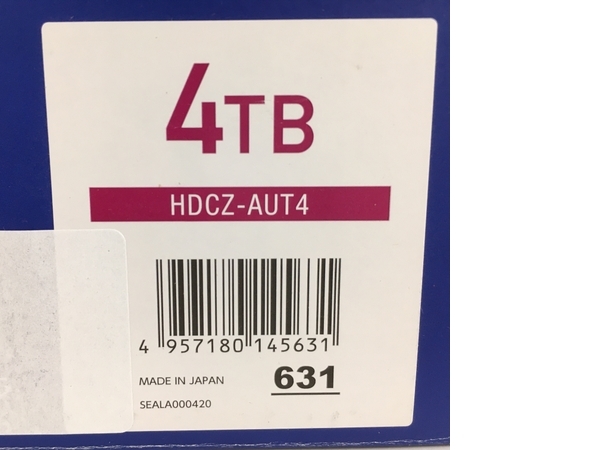 IO DATA HDCZ-AUT4 4TB 24時間連続 録画 対応 高信頼・静音 ハードディスク 中古 良好 Y7634628の画像5