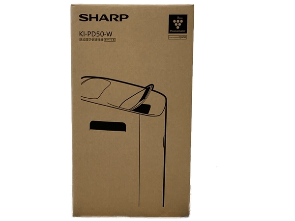 SHARP KI-PD50-W 除加湿空気清浄機 空気清浄機 シャープ 家電 未使用W7690529