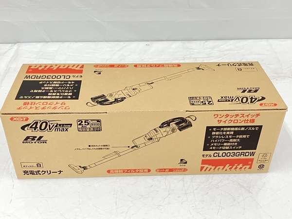 makita マキタ CL003GRDW 40V 充電式 クリーナー 掃除機 未使用