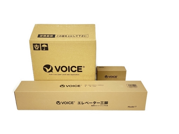 VOICE Model-G8 レーザー墨出し器 三脚 受光器付き 未使用 S7680377