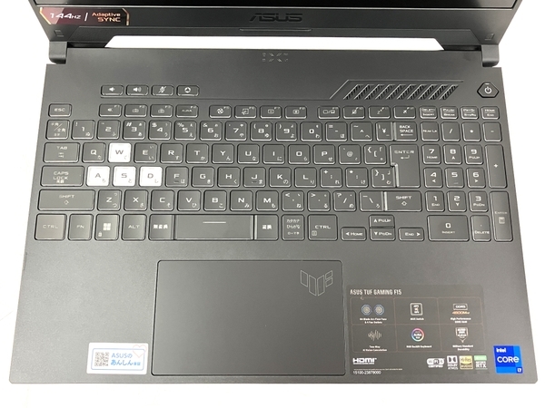 ASUS TUF Gaming F15 FX507ZM_FX507ZM ノート PC 12th Gen Intel Core