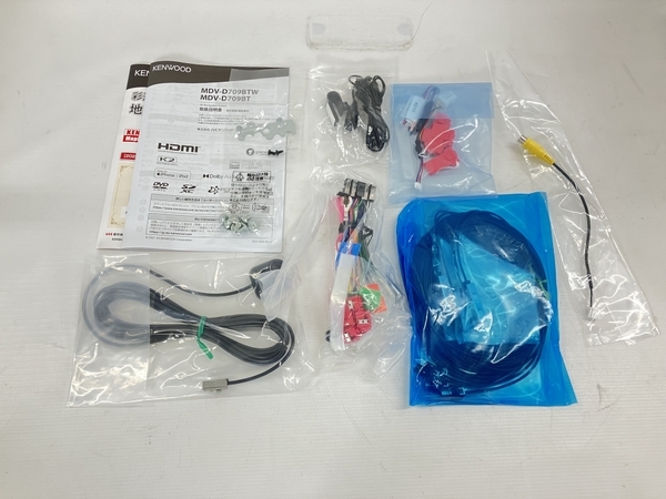 KENWOOD MDV-D709BTW 彩速ナビ 7V型 メモリー カーナビ 未使用