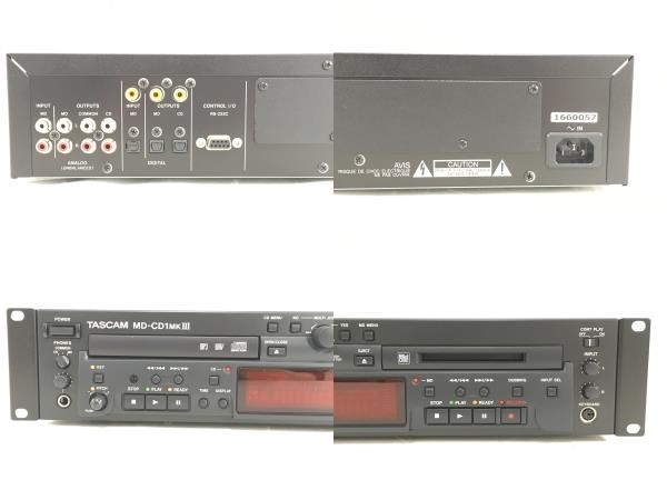 TASCAM MD-CD1MK3 MD/CD プレーヤー タスカム オーディオ N7735435